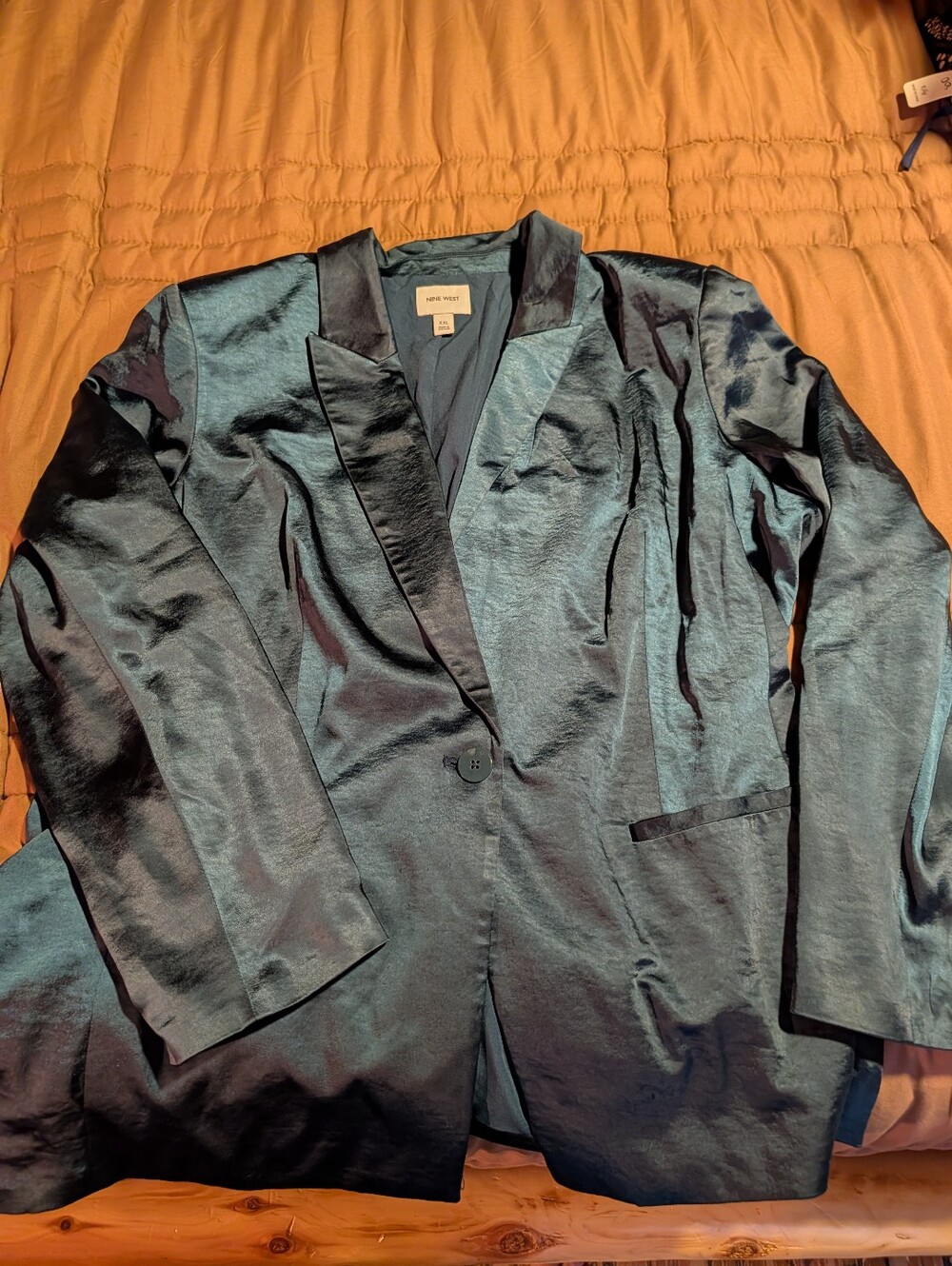 Women's Size XXL Nine West Satin Blazer